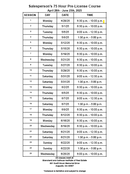 April 2025 Class
