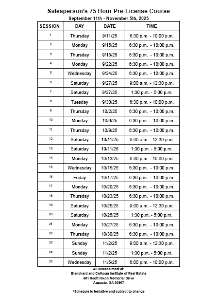 September 2025 Class